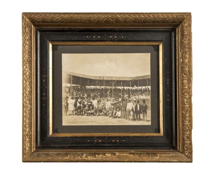 1870s Independence Day Baseball Exhibition Original Photograph